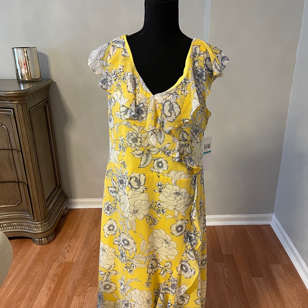 Floral dress.